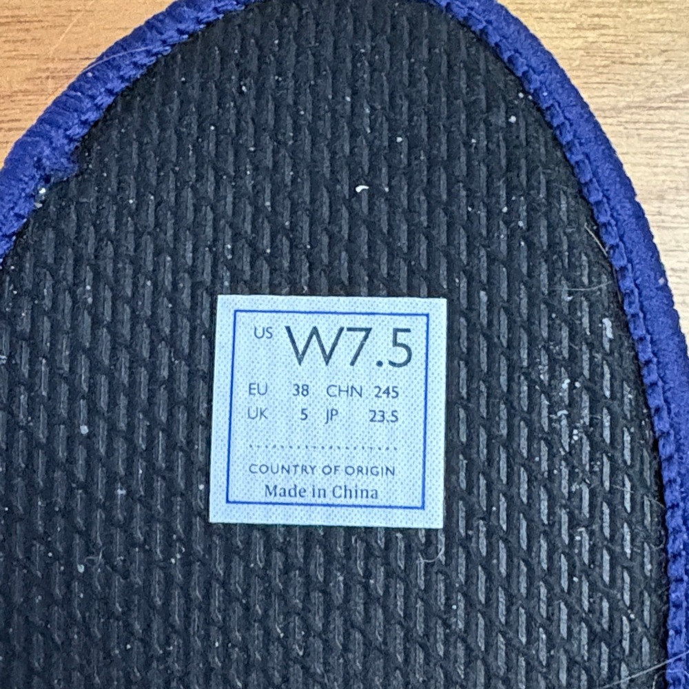 Rothy's The Flat Moroccan Blue Limited Edition Retired  Women's 7.5 (fits 6.5-7) - Picture 12 of 12